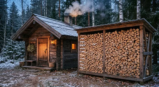 Укладка дров в Тюмени, проезд Производственная, 10